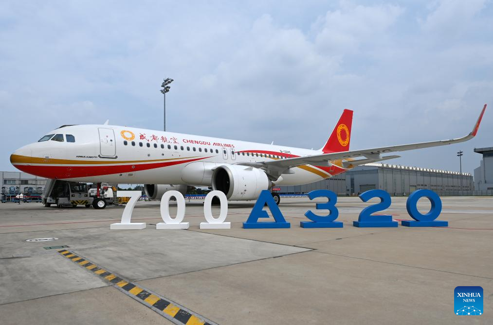 Airbus delivers 700th China-assembled A320 family aircraft