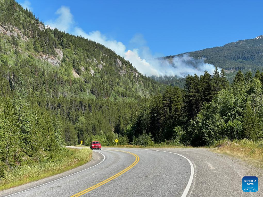 Wildfires rage in British Columbia, Canada