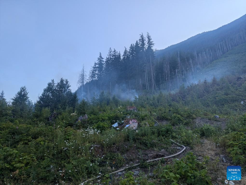 Wildfires rage in British Columbia, Canada