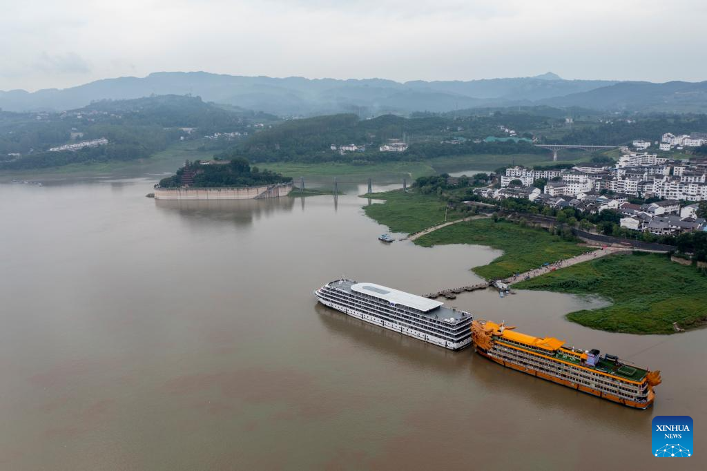 Scenery of Shibaozhai in Chongqing, SW China