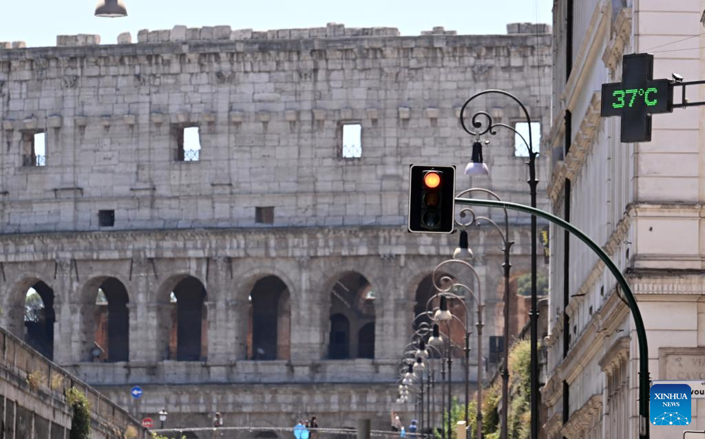 Heatwave hits Rome, Italy