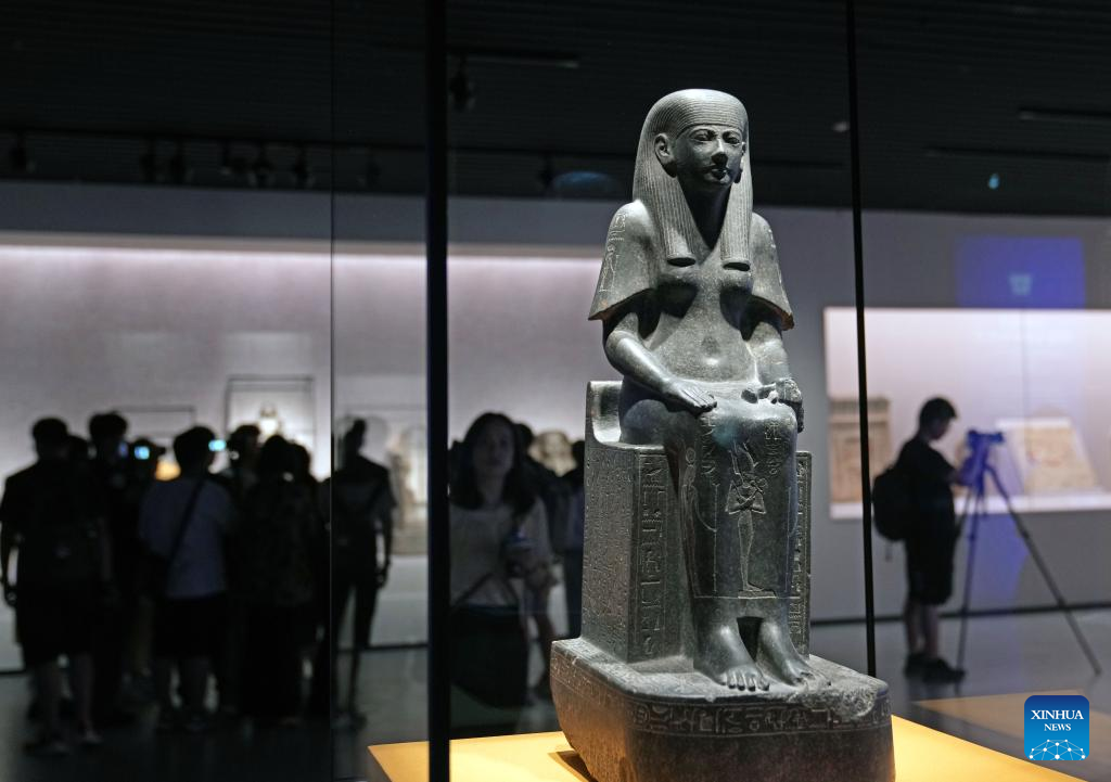 China Focus: Grand exhibition on ancient Egyptian civilization opens in Shanghai