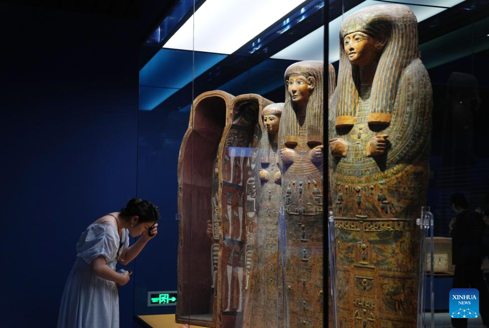 Grand exhibition on ancient Egyptian civilization opens in Shanghai