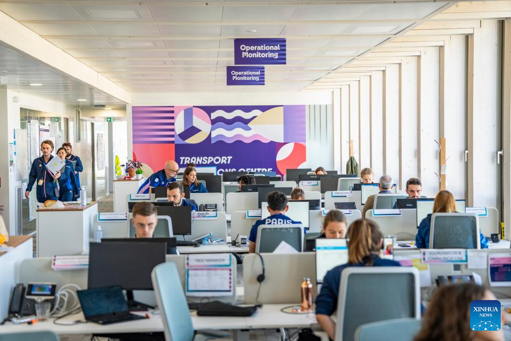 A look at Main Operation Center of Paris 2024 Olympic Games