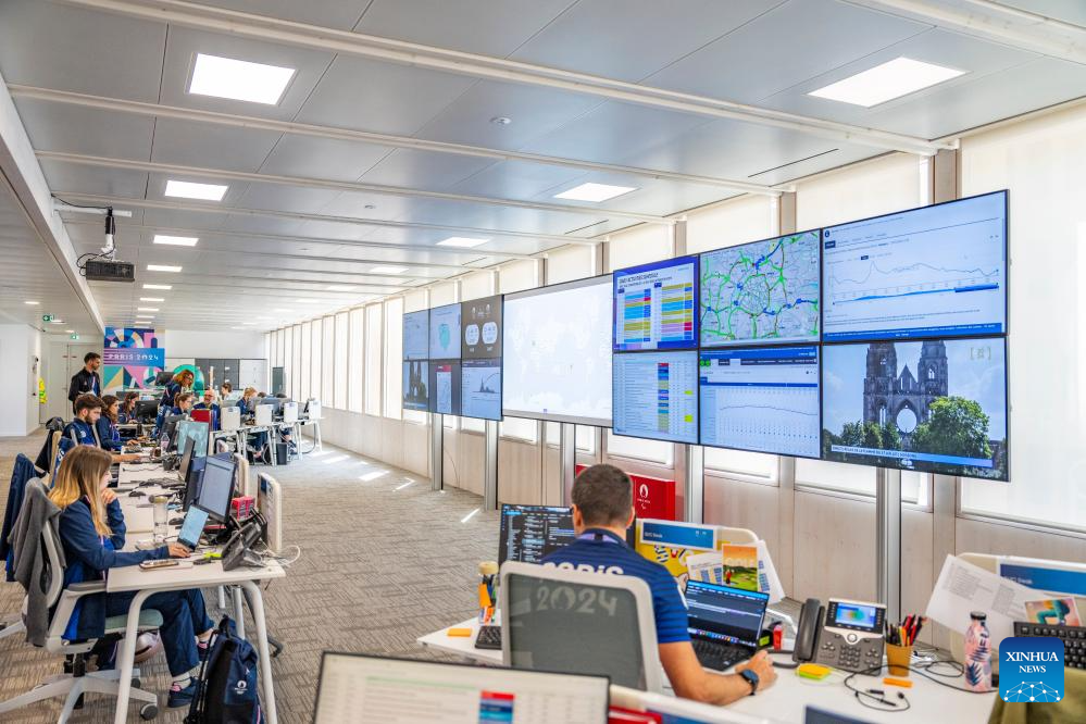 A look at Main Operation Center of Paris 2024 Olympic Games