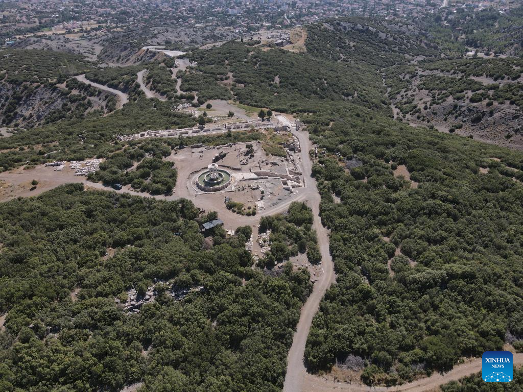 View of ancient city of Kibyra in Burdur, Türkiye