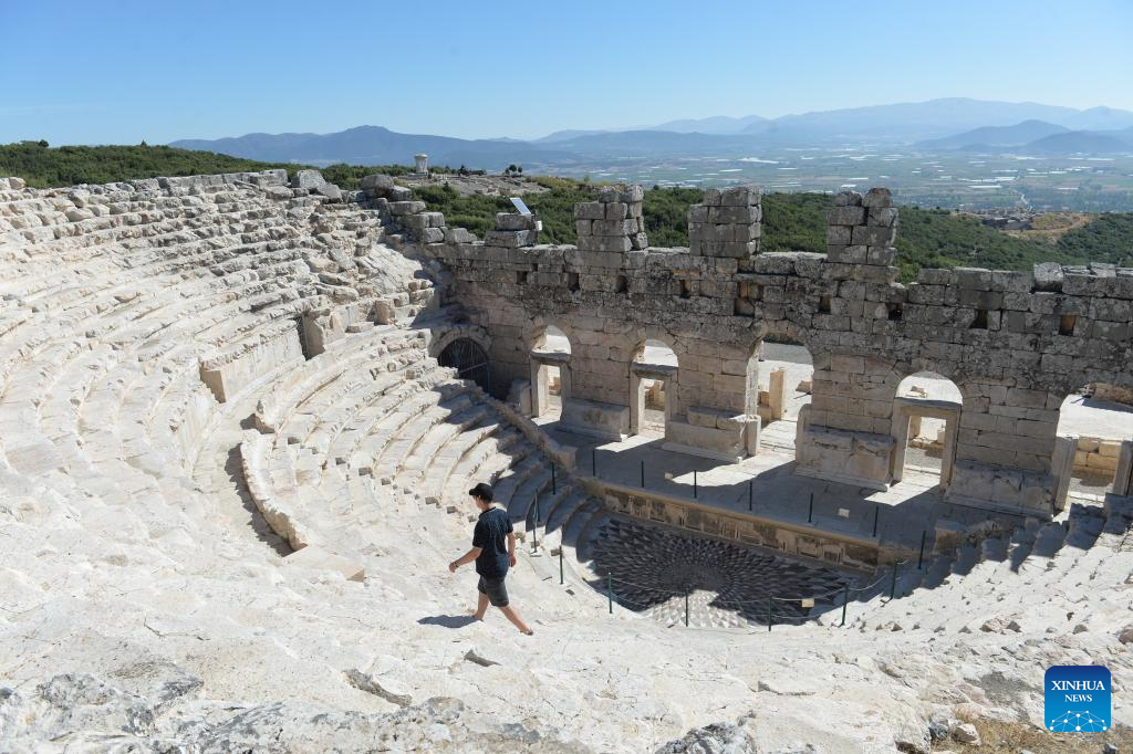 View of ancient city of Kibyra in Burdur, Türkiye