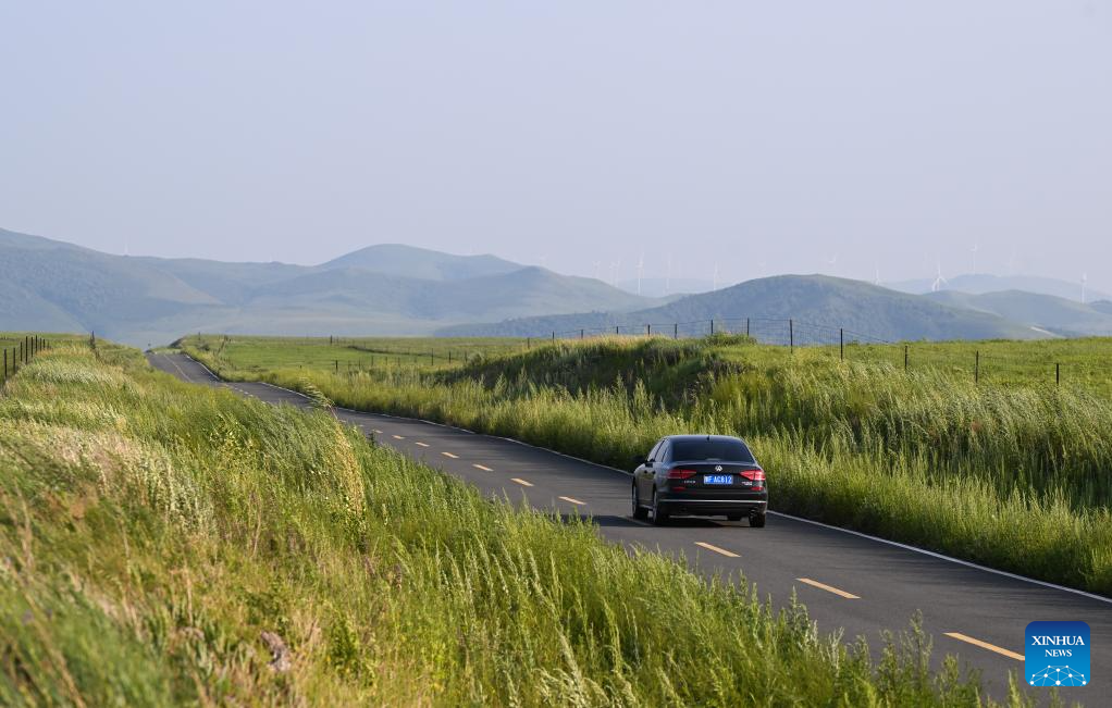 Scenery of Ulan Mod grassland in Inner Mongolia