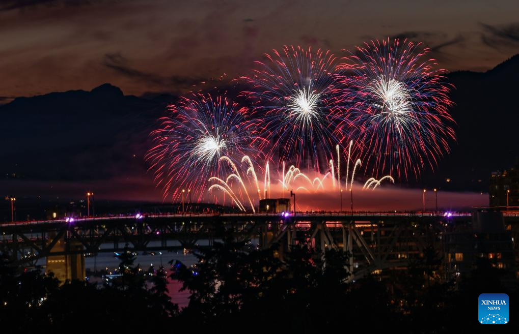 Highlights of Vancouver's summer fireworks festival Celebration of Light in Canada