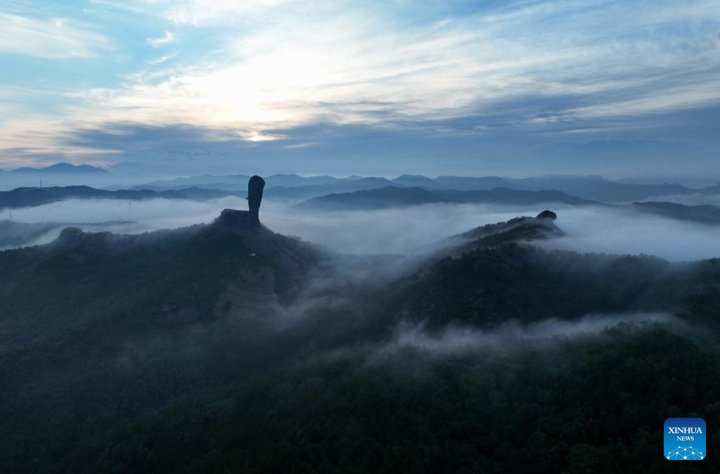 In pics: aerial view of north China's Chengde