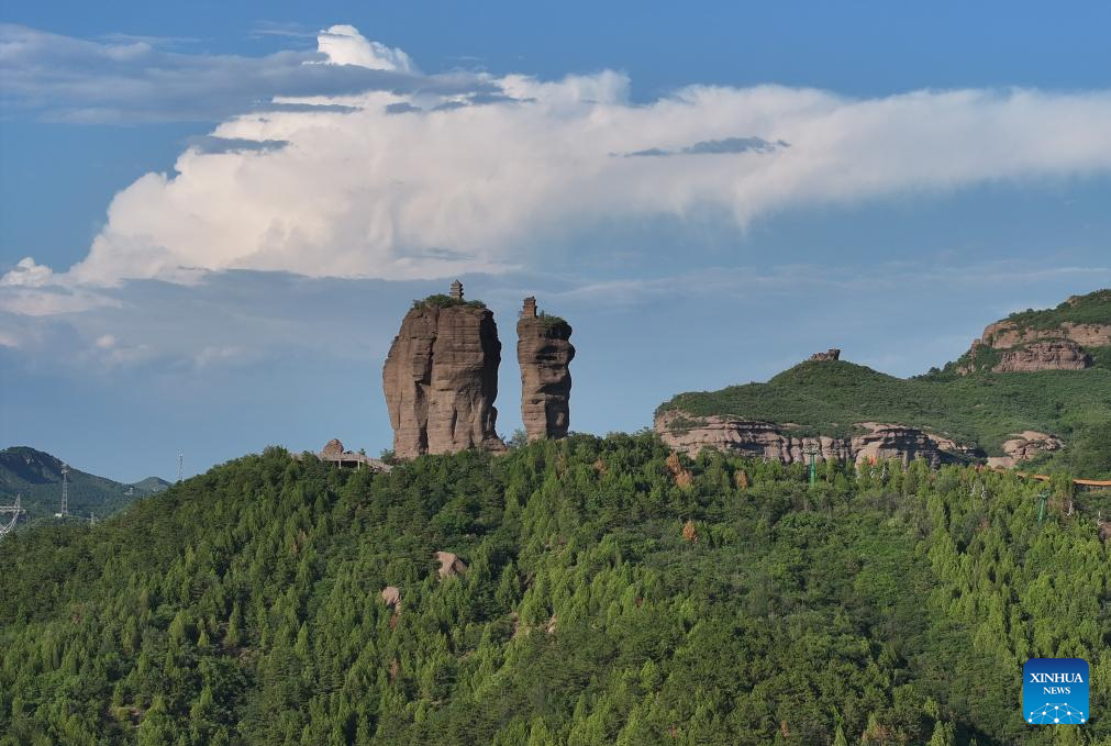 In pics: aerial view of north China's Chengde