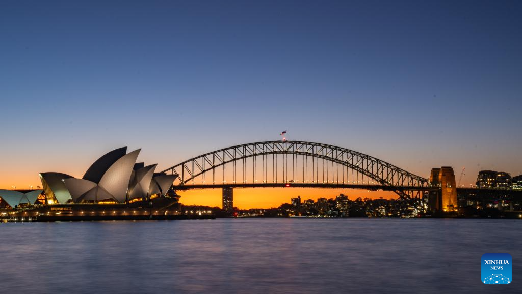 Sunset view in Sydney, Australia