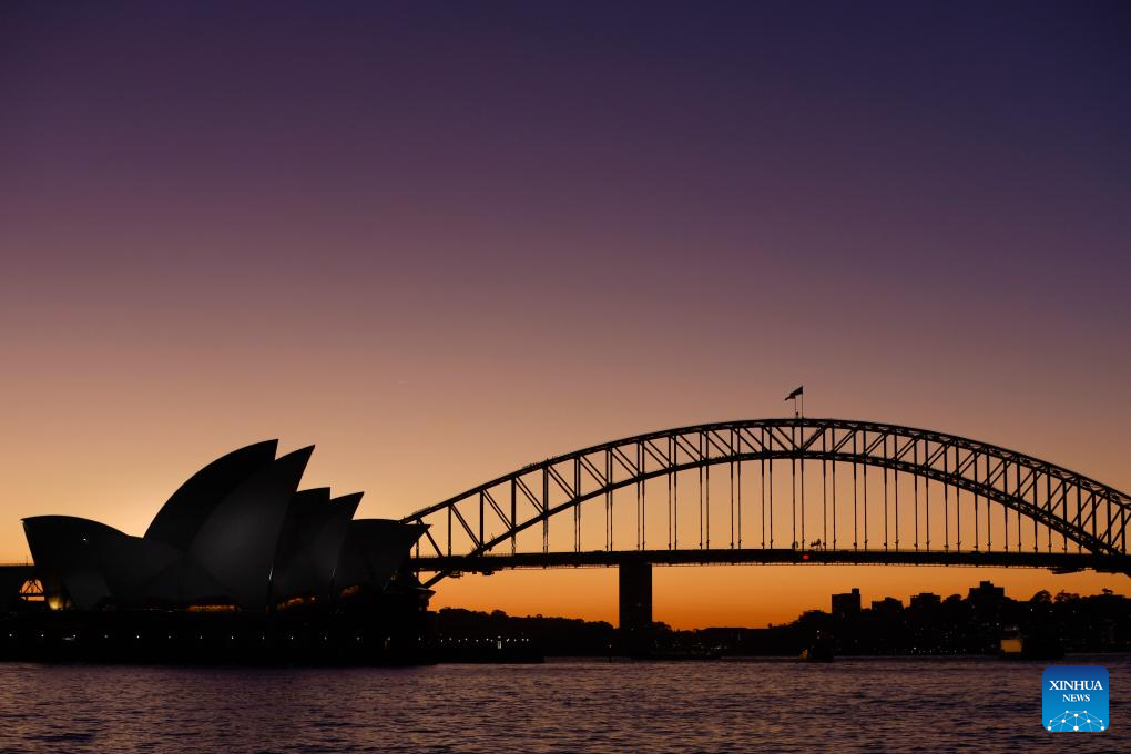 Sunset view in Sydney, Australia