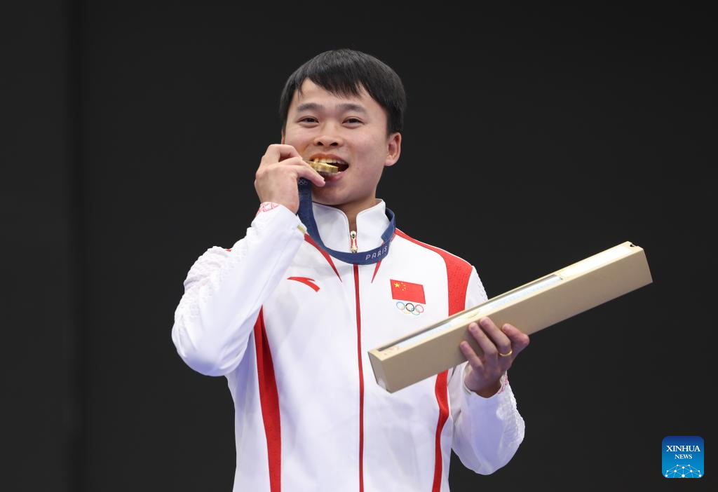 Olympics | China's Xie wins men's 10m air pistol gold at Paris Olympics