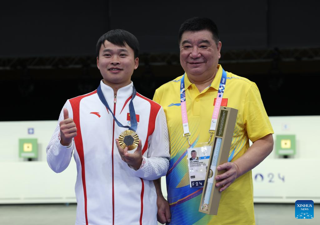 Olympics | China's Xie wins men's 10m air pistol gold at Paris Olympics