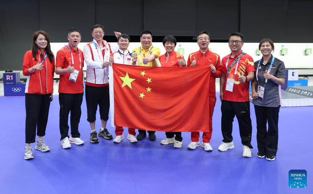 Olympics | China's Xie wins men's 10m air pistol gold at Paris Olympics