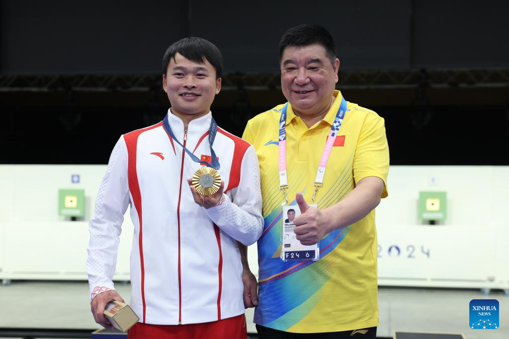 Olympics | China's Xie wins men's 10m air pistol gold at Paris Olympics