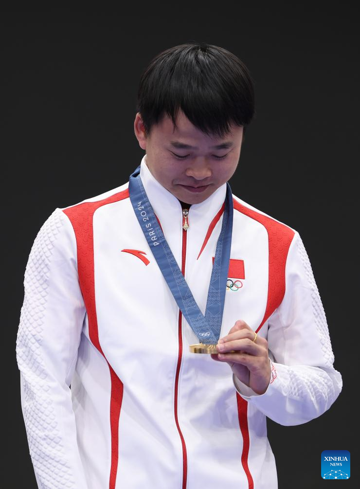 Olympics | China's Xie wins men's 10m air pistol gold at Paris Olympics