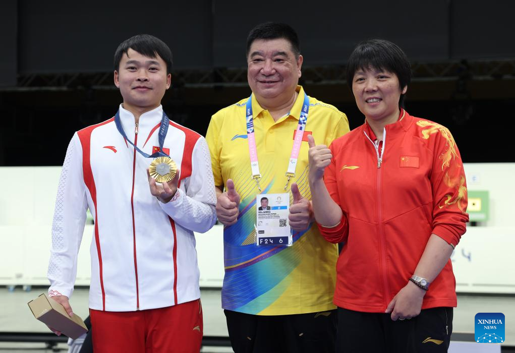 Olympics | China's Xie wins men's 10m air pistol gold at Paris Olympics