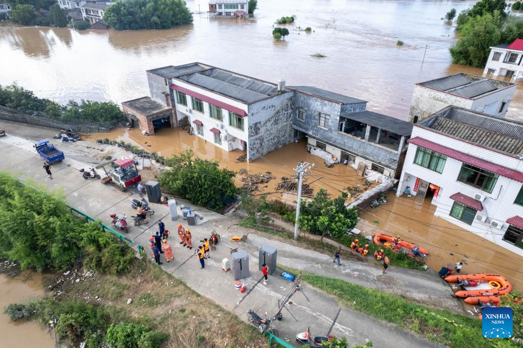 Another dike breach in China's Hunan