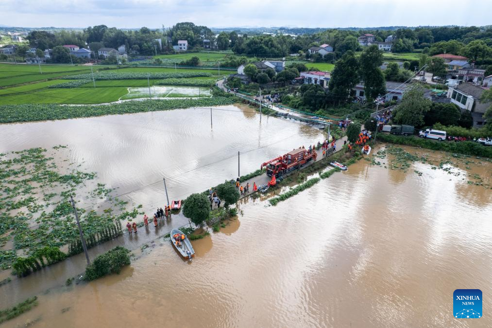 Another dike breach in China's Hunan