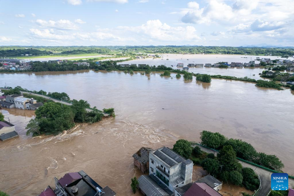 Another dike breach in China's Hunan