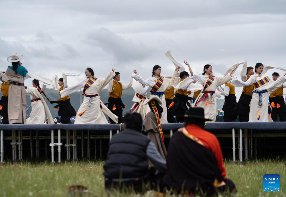 Rural folk event held in Baiyu County, SW China