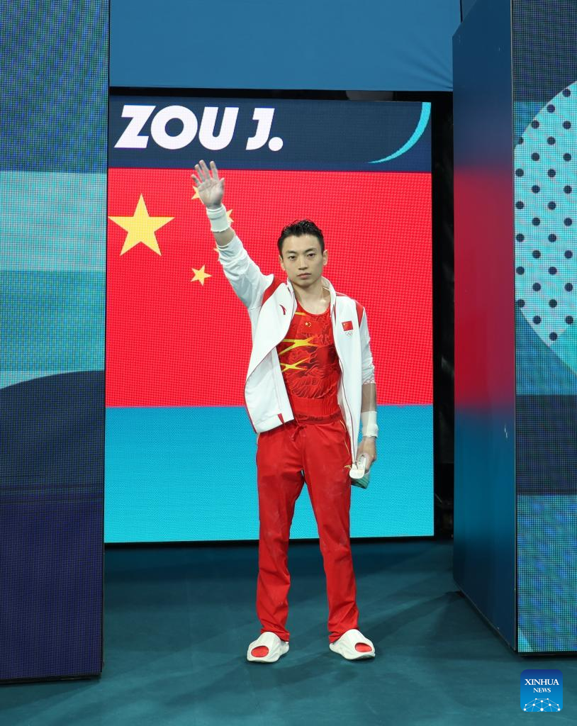 Liu Yang wins China's first gymnastics gold of Paris Olympics