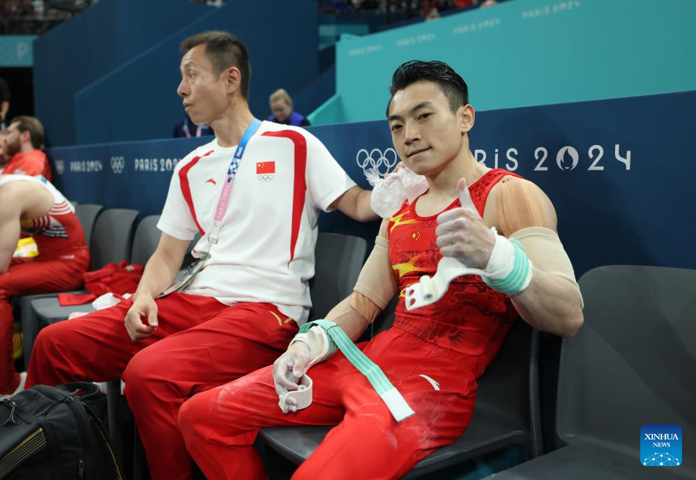 Liu Yang wins China's first gymnastics gold of Paris Olympics