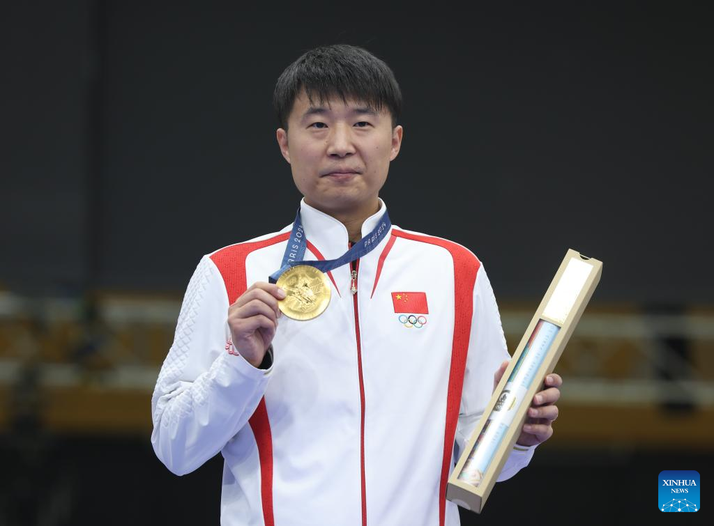 Olympics | China's Li Yuehong wins men's 25m rapid fire pistol gold at Paris Olympics