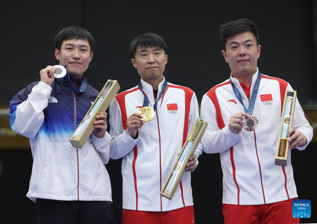 Olympics | China's Li Yuehong wins men's 25m rapid fire pistol gold at Paris Olympics