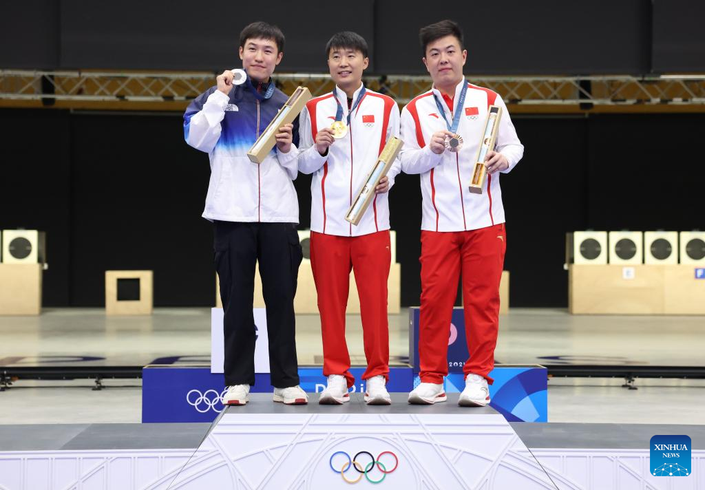 Olympics | China's Li Yuehong wins men's 25m rapid fire pistol gold at Paris Olympics