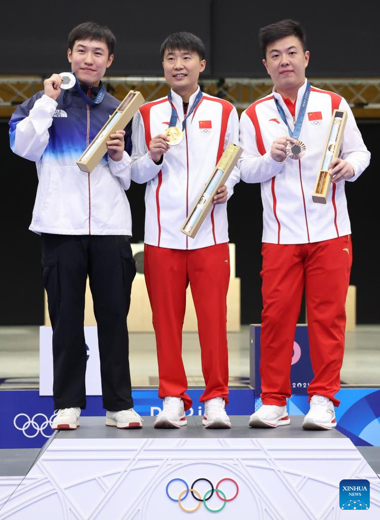 Olympics | China's Li Yuehong wins men's 25m rapid fire pistol gold at Paris Olympics