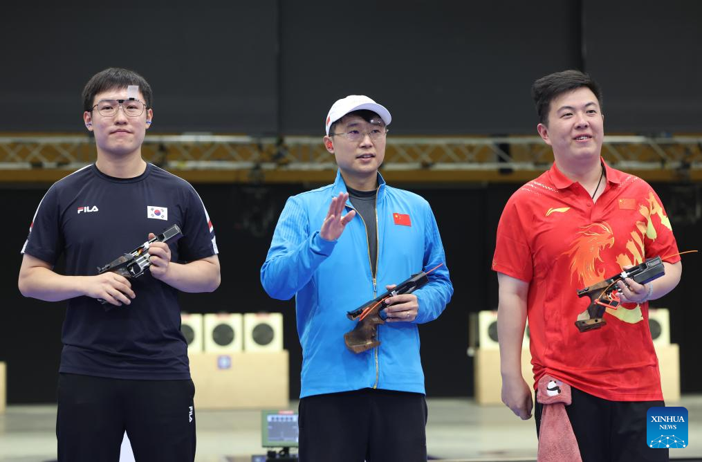 Olympics | China's Li Yuehong wins men's 25m rapid fire pistol gold at Paris Olympics