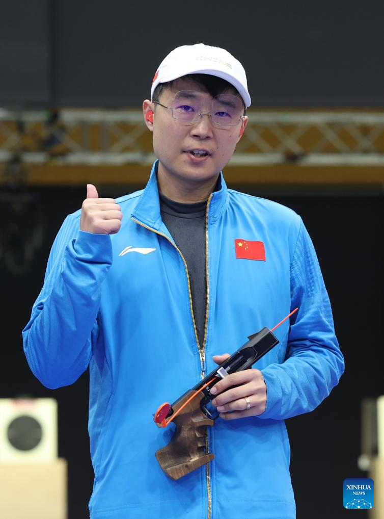 Olympics | China's Li Yuehong wins men's 25m rapid fire pistol gold at Paris Olympics