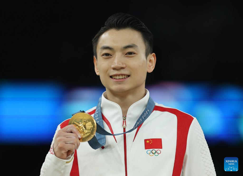 Zou Jingyuan wins China's second gymnastics gold at Paris Olympics