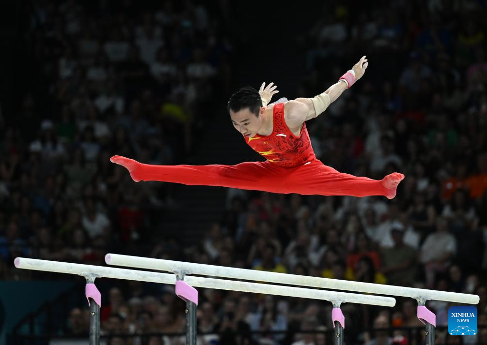 Zou Jingyuan wins China's second gymnastics gold at Paris Olympics