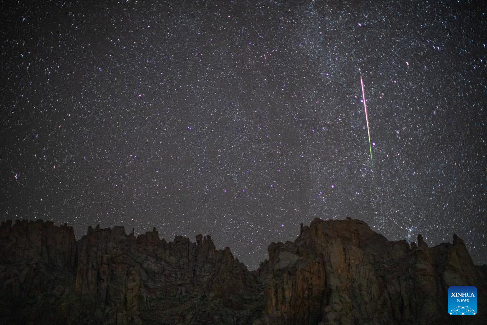 In pics: Perseid meteor shower in Sichuan, SW China