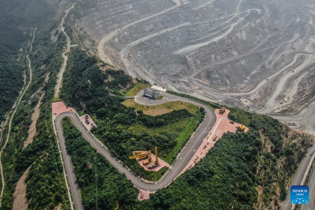 China's Nanfen iron open-pit mine promotes green development