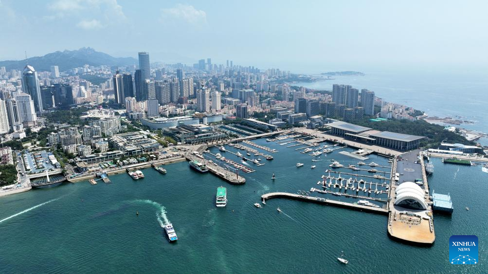 City view of Qingdao, E China's Shandong