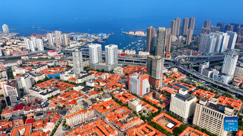 City view of Qingdao, E China's Shandong