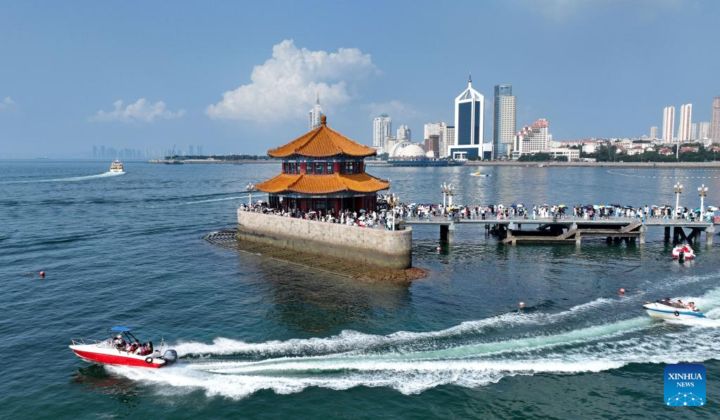 City view of Qingdao, E China's Shandong