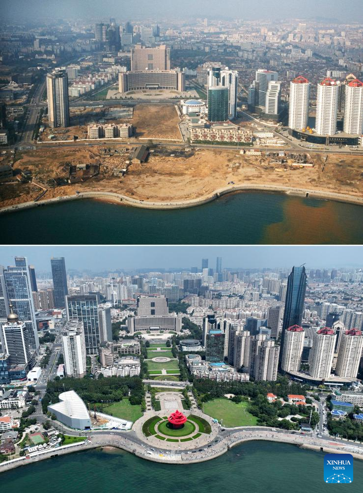 City view of Qingdao, E China's Shandong