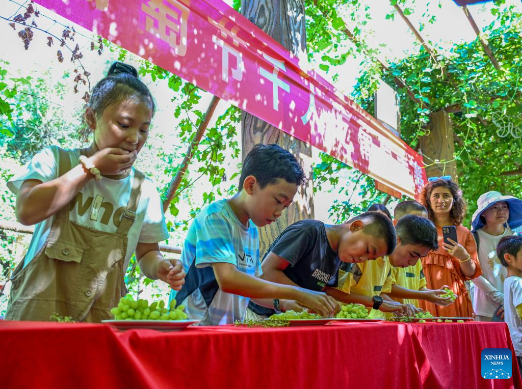 Turpan grape festival kicks off in Xinjiang