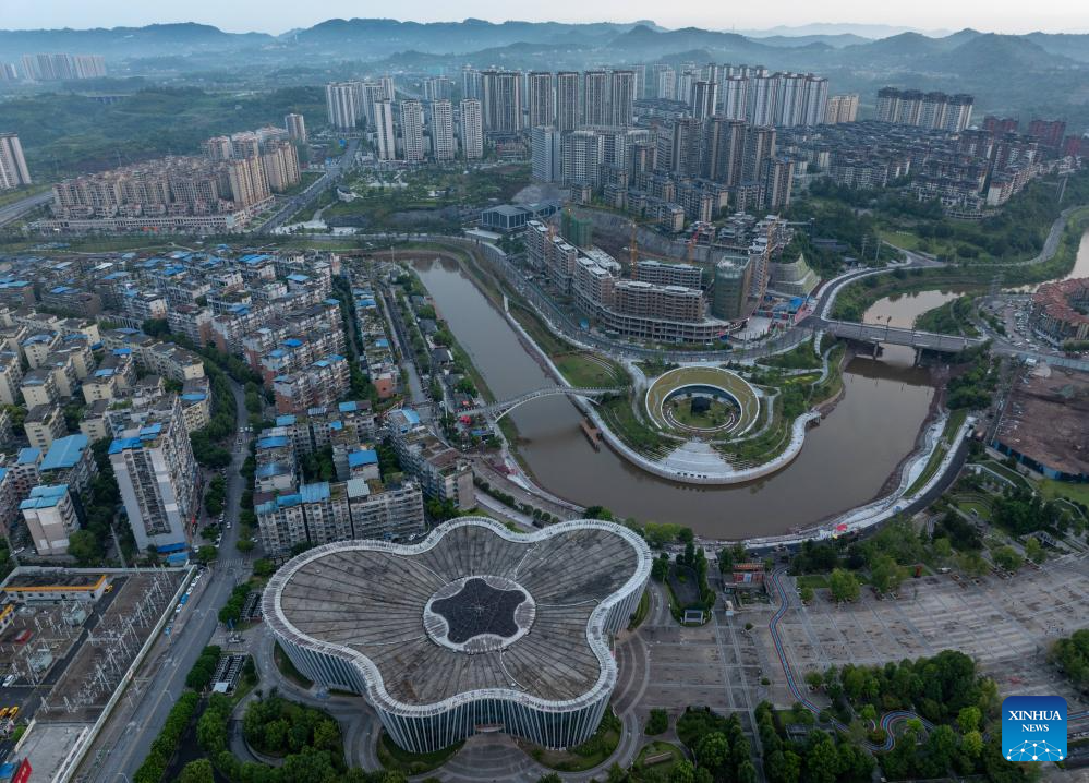 Scenery of Guang'an City, SW China