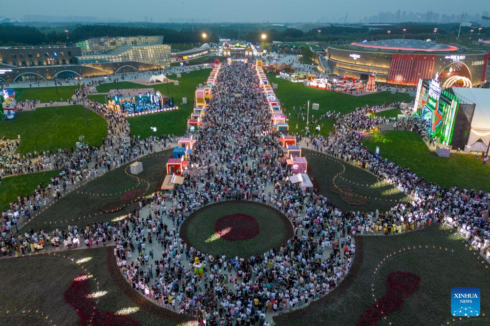 Aerial view of Harbin, China's 