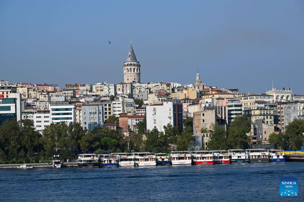 Scenery of Golden Horn in Istanbul, Türkiye