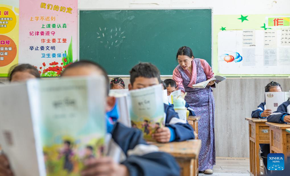 Paired-up assistance boosts Xizang's education development