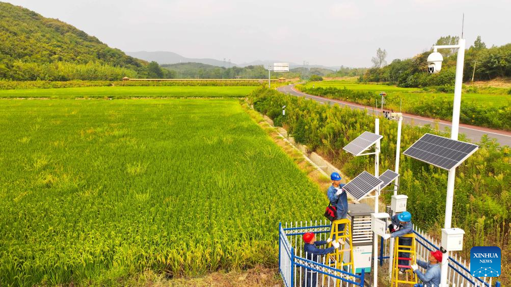 Smart technologies applied into agricultural management in Chuzhou, E China