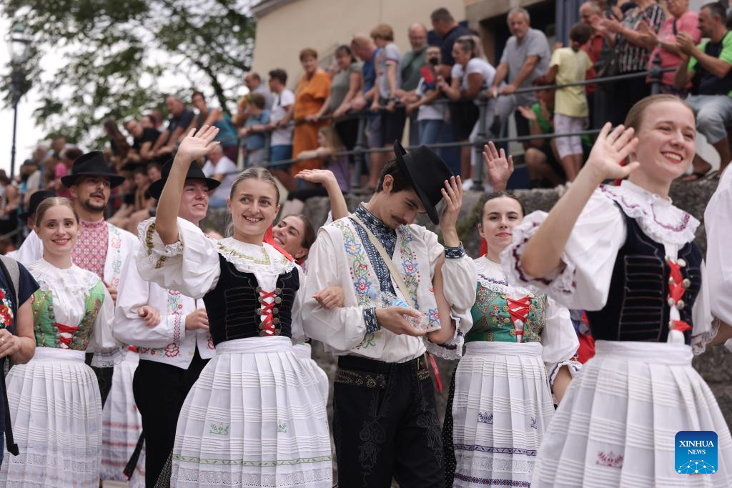 Parade of 51st National Costumes and Clothing Heritage Day held in Slovenia